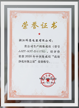 中國集成灶高效凈化環保之星